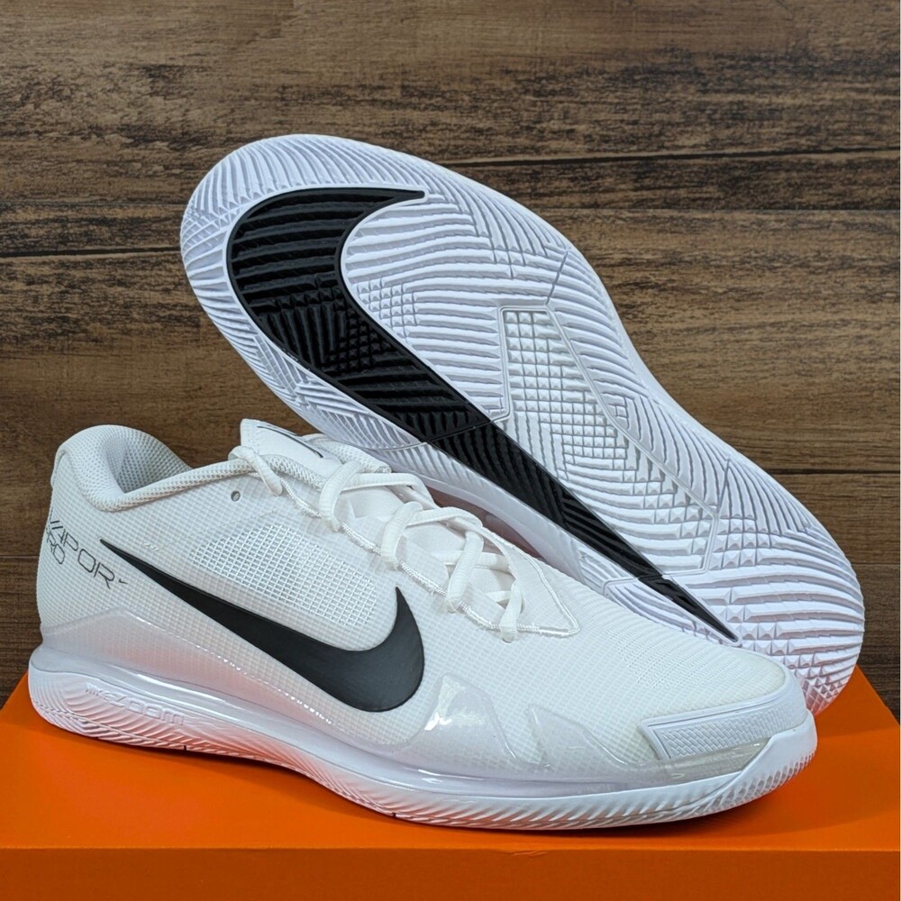 Nike Air Zoom Vapor Pro HC Men's 10.5 Hard Court White Tennis Shoes CZ0220-124 a
